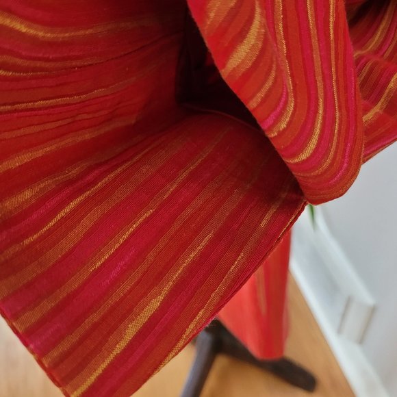 SOLD - Freda's Striped Long Jacket US 6 - Picture 5 of 9